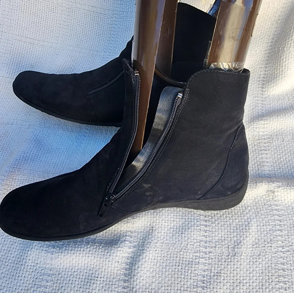 Munro double zip moto ankle boots 10 - Picture 11 of 15